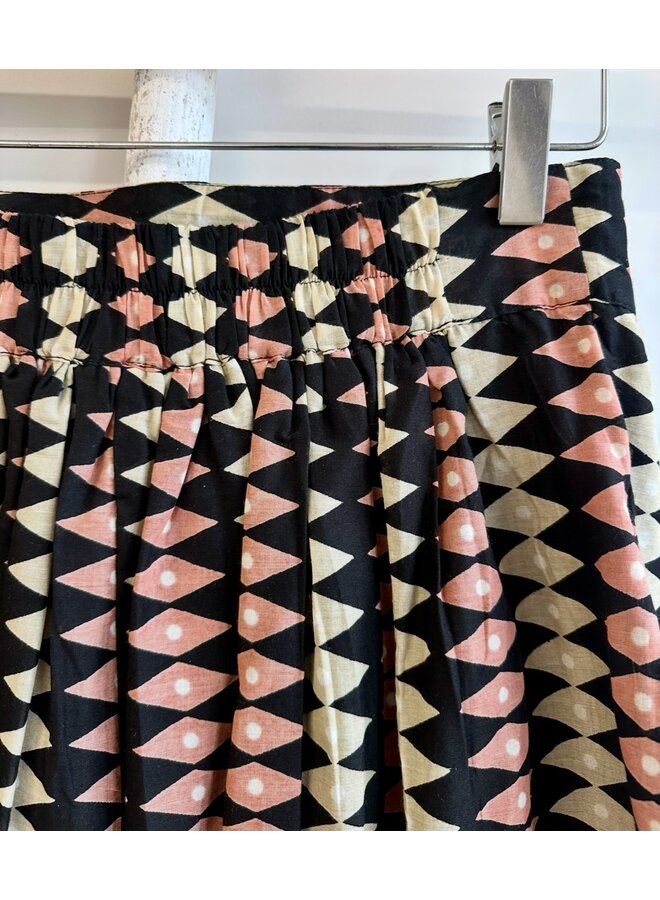 Jaba Pleated Skirt - Harlequin