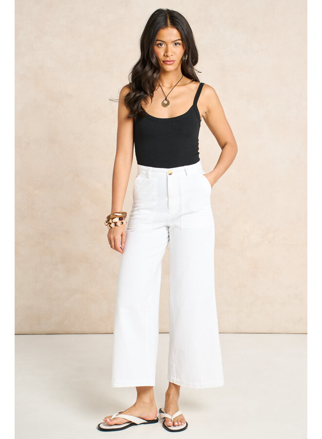 Jaba Raya Trousers - White