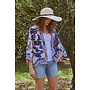 One Hundred Stars Kimono - Giant Willow Blue