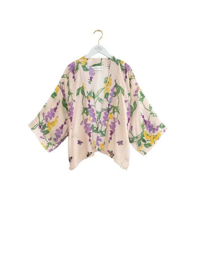 One Hundred Stars Kimono Wisteria Lilac