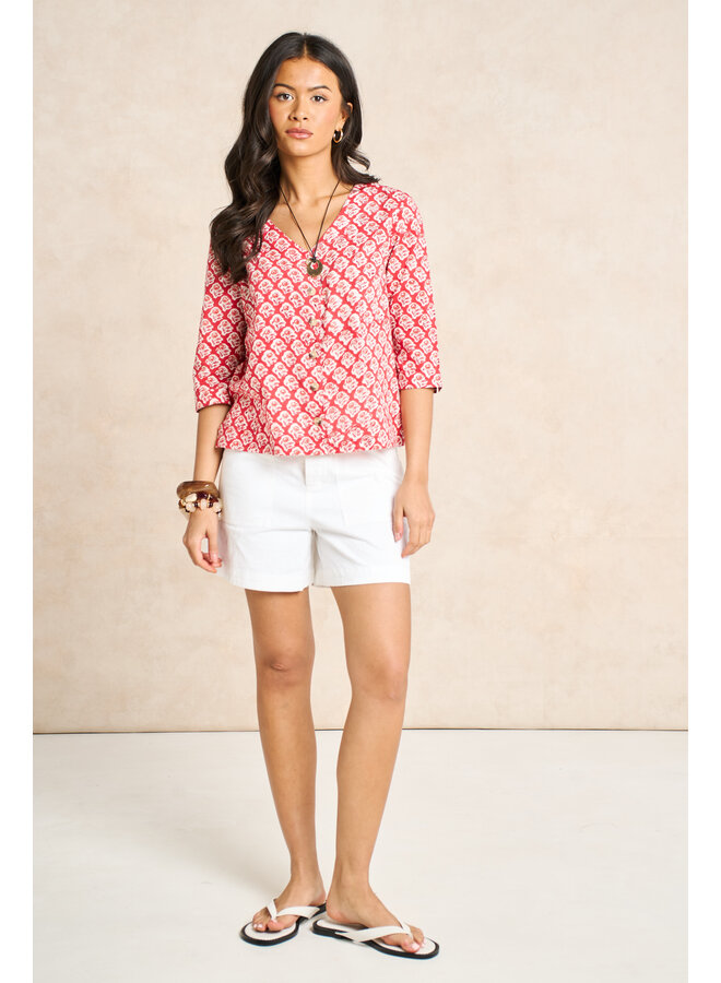 Jaba Holly Top - Summer Red