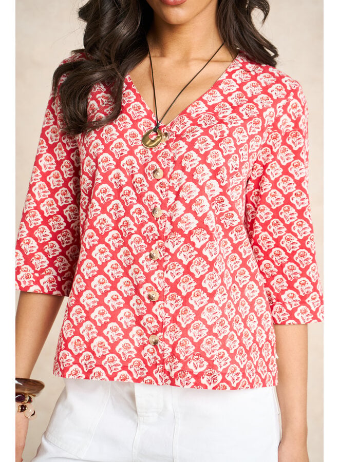 Jaba Holly Top - Summer Red