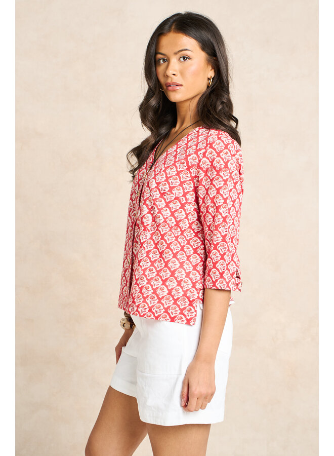 Jaba Holly Top - Summer Red