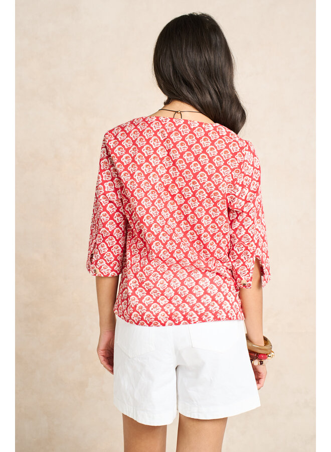 Jaba Holly Top - Summer Red