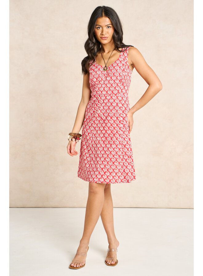 Jaba Sun Dress - Summer Red