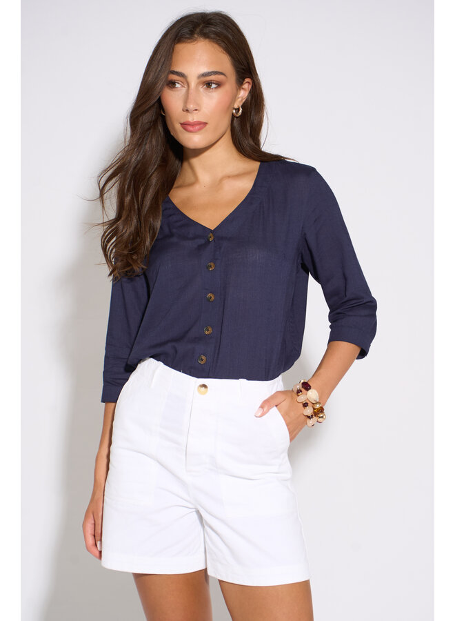 Jaba Holly Top - Navy