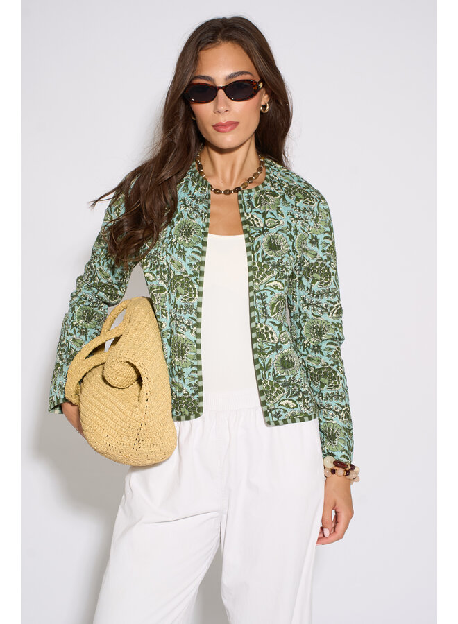 Jaba Reversible Jacket - Evergreen