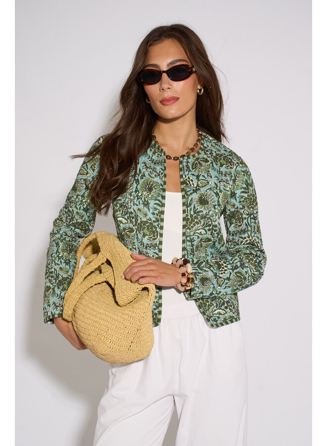 Jaba Reversible Jacket - Evergreen