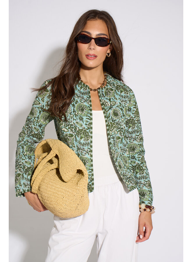 Jaba Reversible Jacket - Evergreen