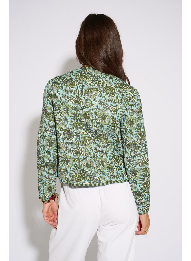 Jaba Reversible Jacket - Evergreen