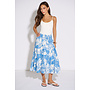 Jaba Tiered Skirt - Safari Blue