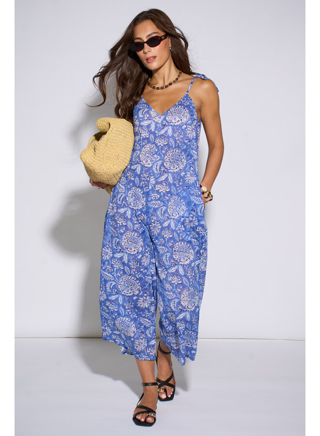 Aasha Jumpsuit - Denim Blue