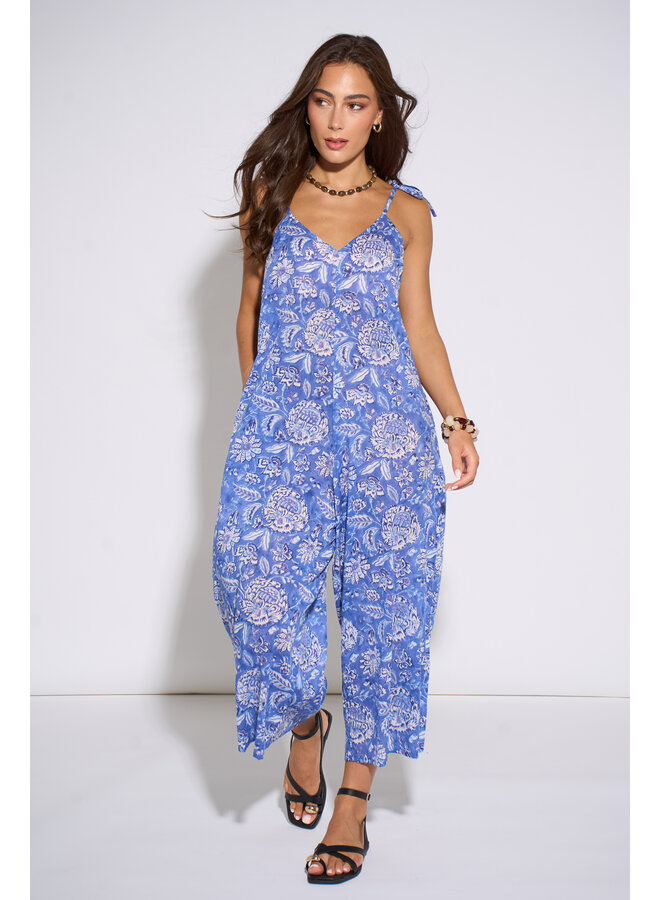 Aasha Jumpsuit - Denim Blue