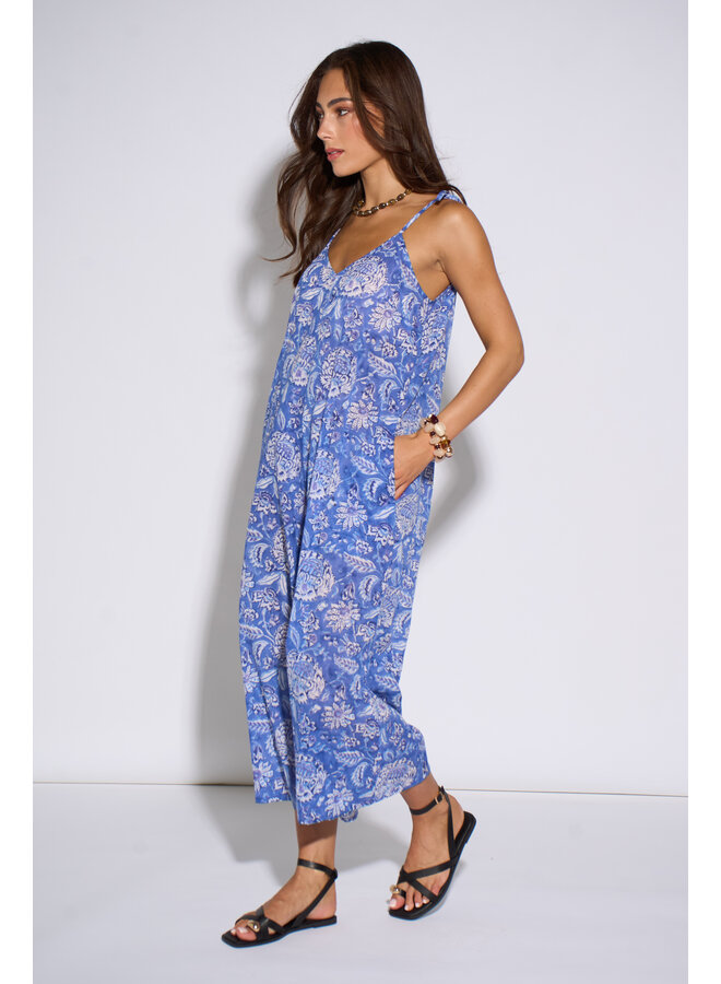 Aasha Jumpsuit - Denim Blue