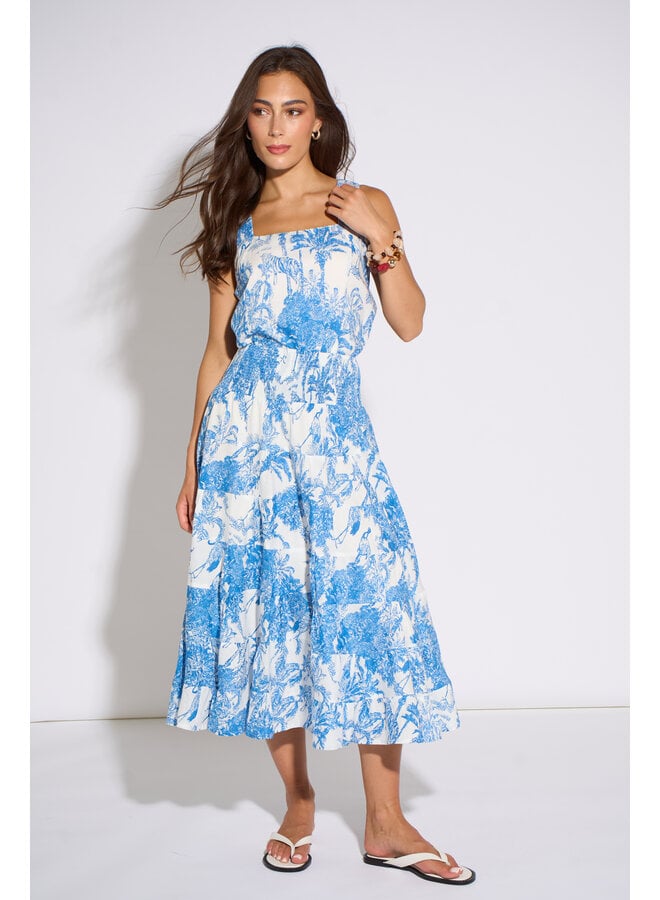 Jaba  Alma Top - Blue Safari