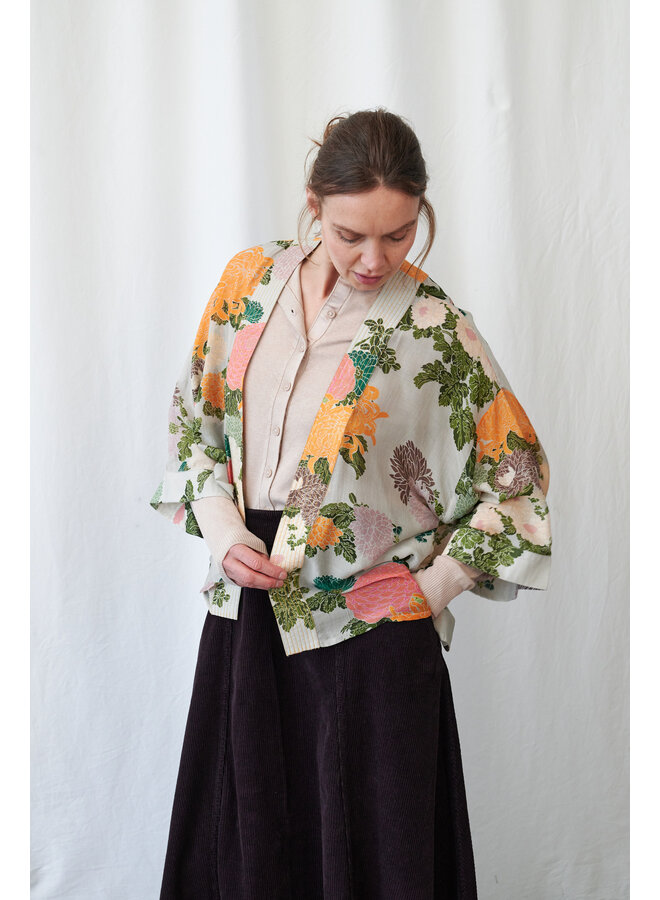 One Hundred Stars Kimono - Jacquard Putty