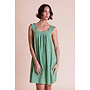 Saige Frill Strap Dress - Green