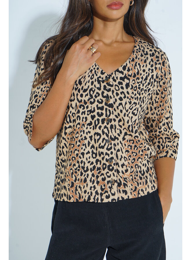 Jaba Holly Top - Leopard