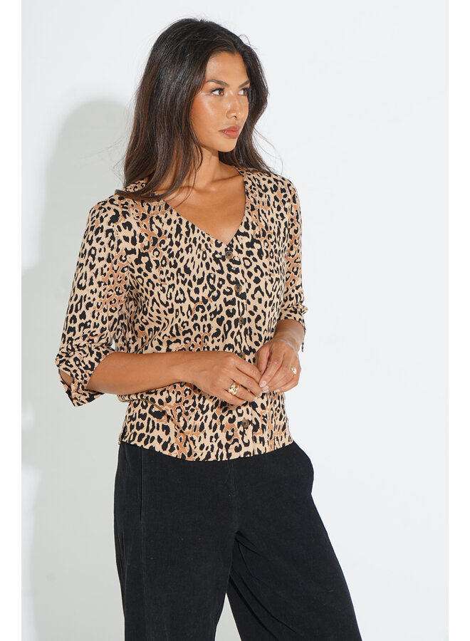 Jaba Holly Top - Leopard