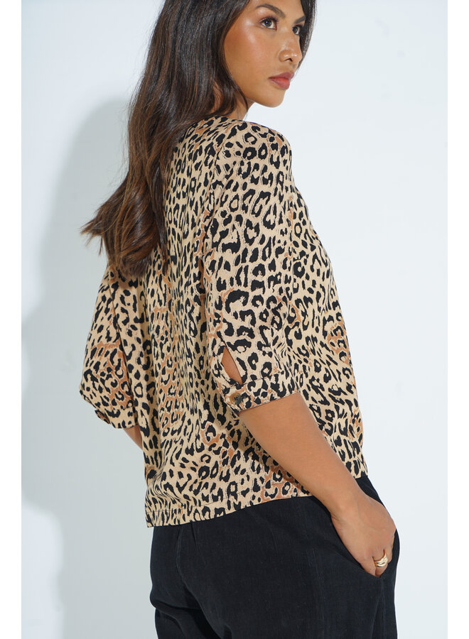 Jaba Holly Top - Leopard