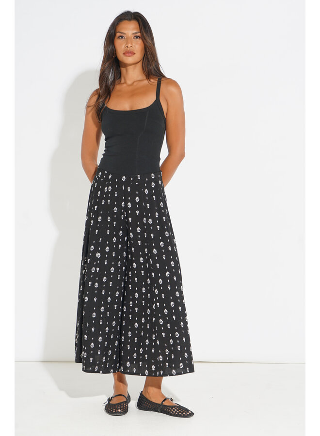 Jaba Iva Culottes - Black Fern