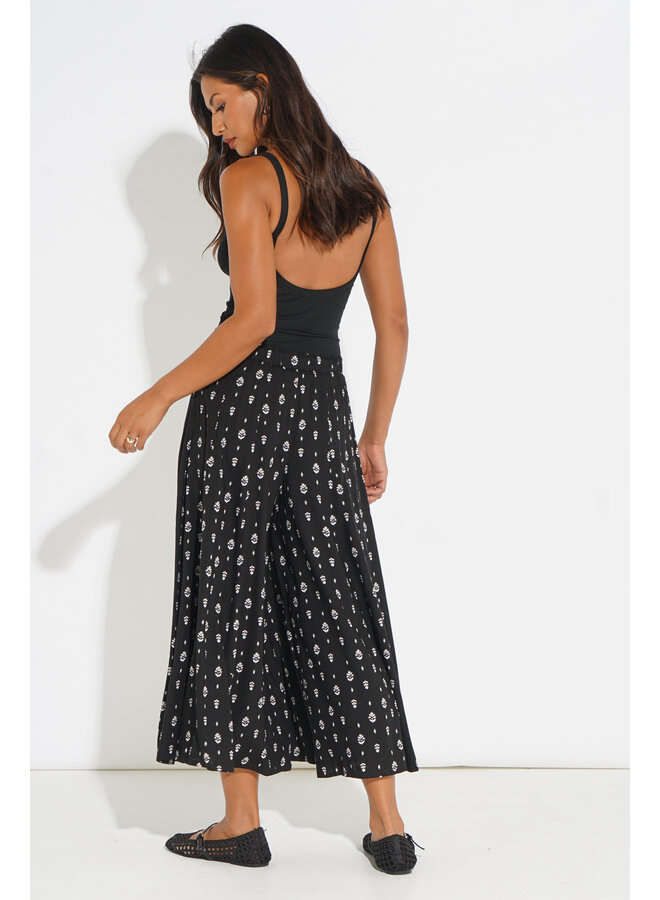 Jaba Iva Culottes - Black Fern