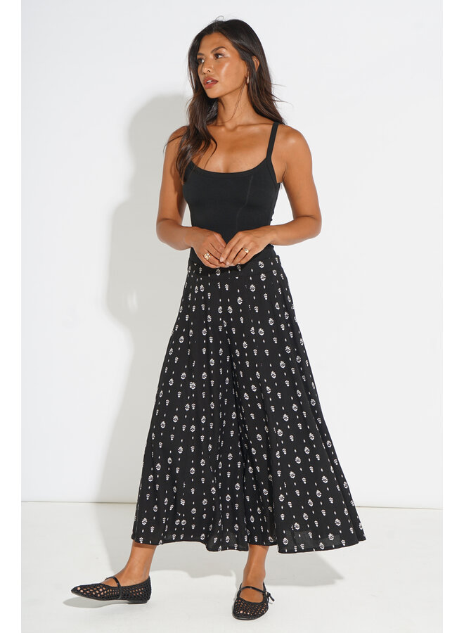 Jaba Iva Culottes - Black Fern