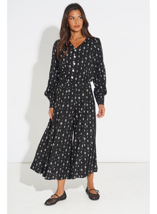 Jaba Iva Culottes - Black Fern