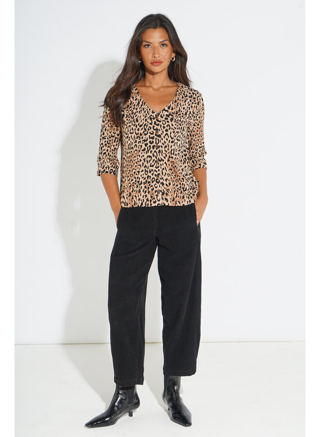 Jaba Imer Trousers - Black NeedleCord