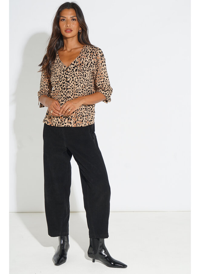 Jaba Imer Trousers - Black NeedleCord