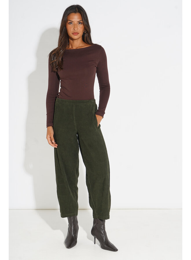 Jaba Imer Trousers - Khaki NeedleCord
