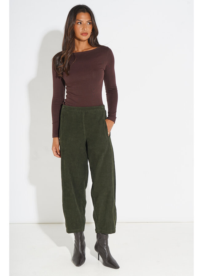 Jaba Imer Trousers - Khaki NeedleCord