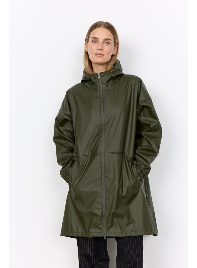 Soya Concept Alexa Rain Parka - Forest