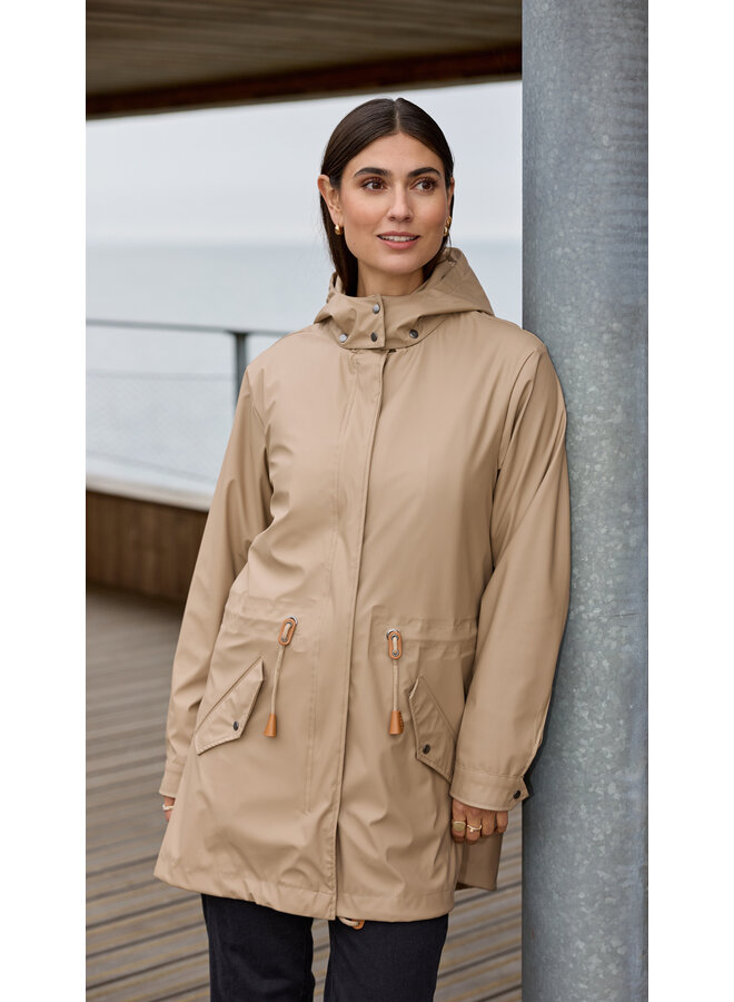 Soya Concept Alexa Rain Jacket - Camel