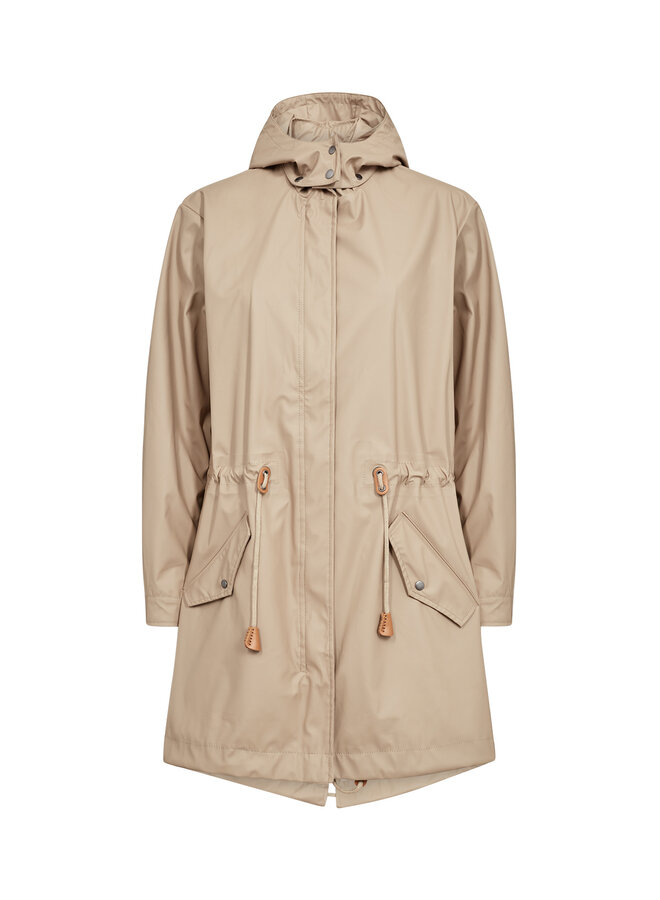 Soya Concept Alexa Rain Jacket - Camel