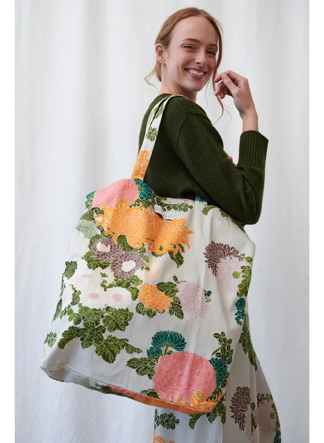 One Hundred Stars  Canvas Bag - Jacquard Putty