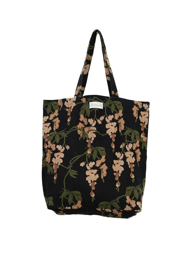 One Hundred Stars Canvas Bag - Wisteria Black