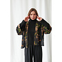 One Hundred Stars Kimono Wisteria Black