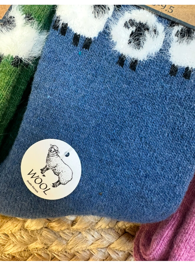 Fluffy Sheep Wool Socks