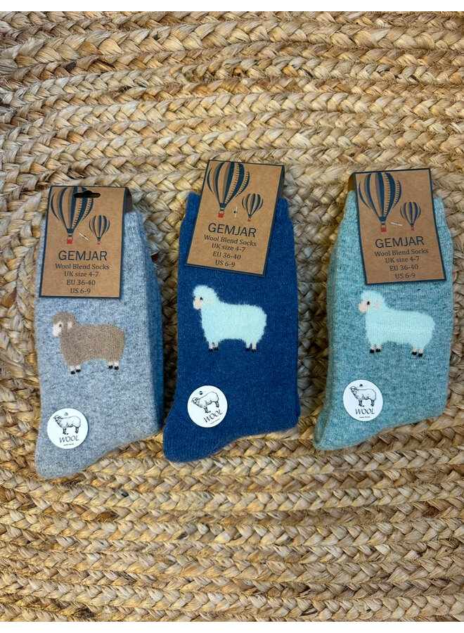 Wool Sheep Socks