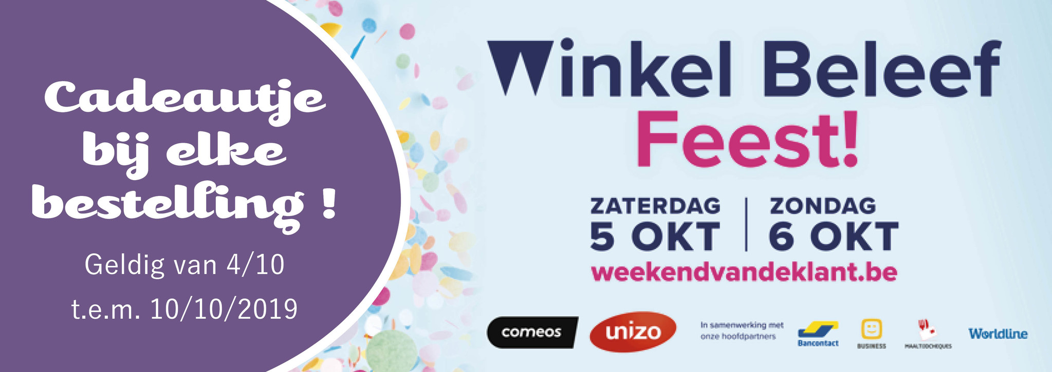 Weekend van de klant - oktober 2019