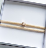 N*ITIAL  "Paw" Bracelet or Necklace  rosegolden