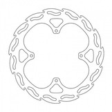 Motomaster Brake Disc Rear Flame TM from 2005 245MM