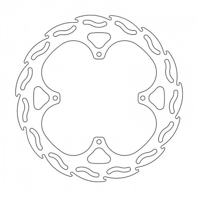 Motomaster Brake Disc Rear Flame TM 05-..   245MM