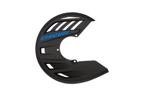 Disc Cover Carbon carbon/tm blue incl. mount TM