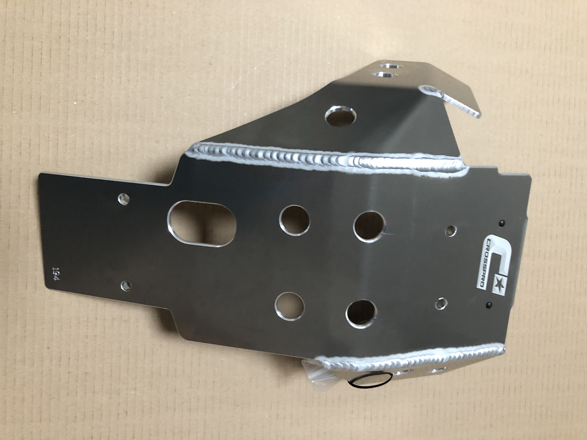 ALUMINUM ENDURO ENGINE GUARD NATURAL TM250/300 2019-2021+ FI 2 stroke
