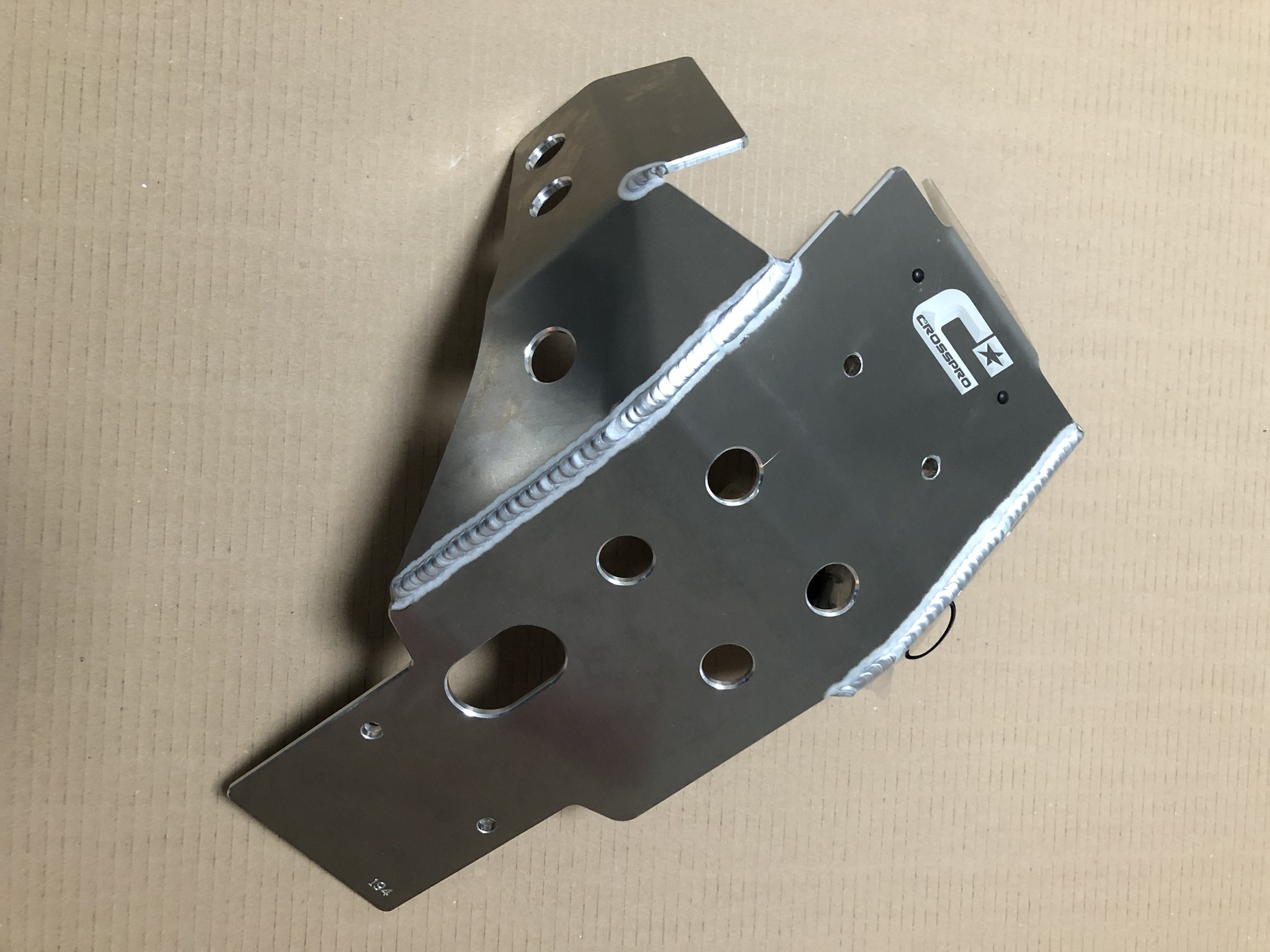 ALUMINUM ENDURO ENGINE GUARD NATURAL TM250/300 2019-2021+ FI 2 stroke