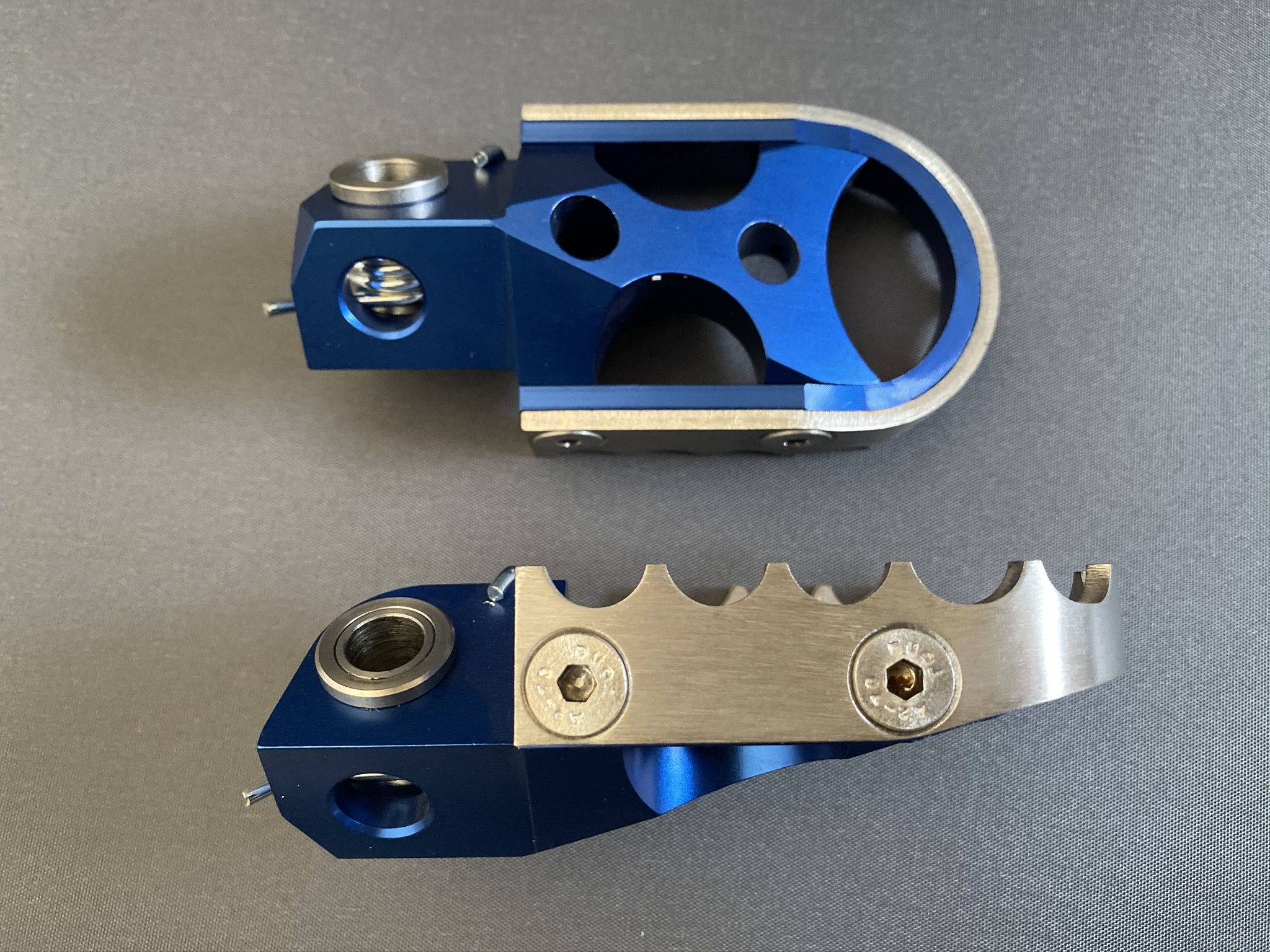SAM CNC Footpegs TM 125-> /  2008->2021
