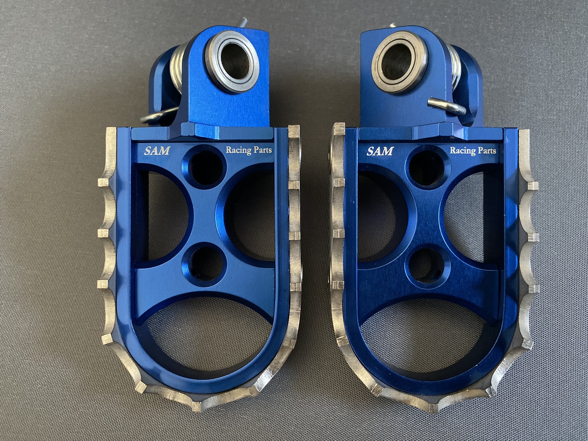 SAM CNC Footpegs TM 125-> /  2008->2021