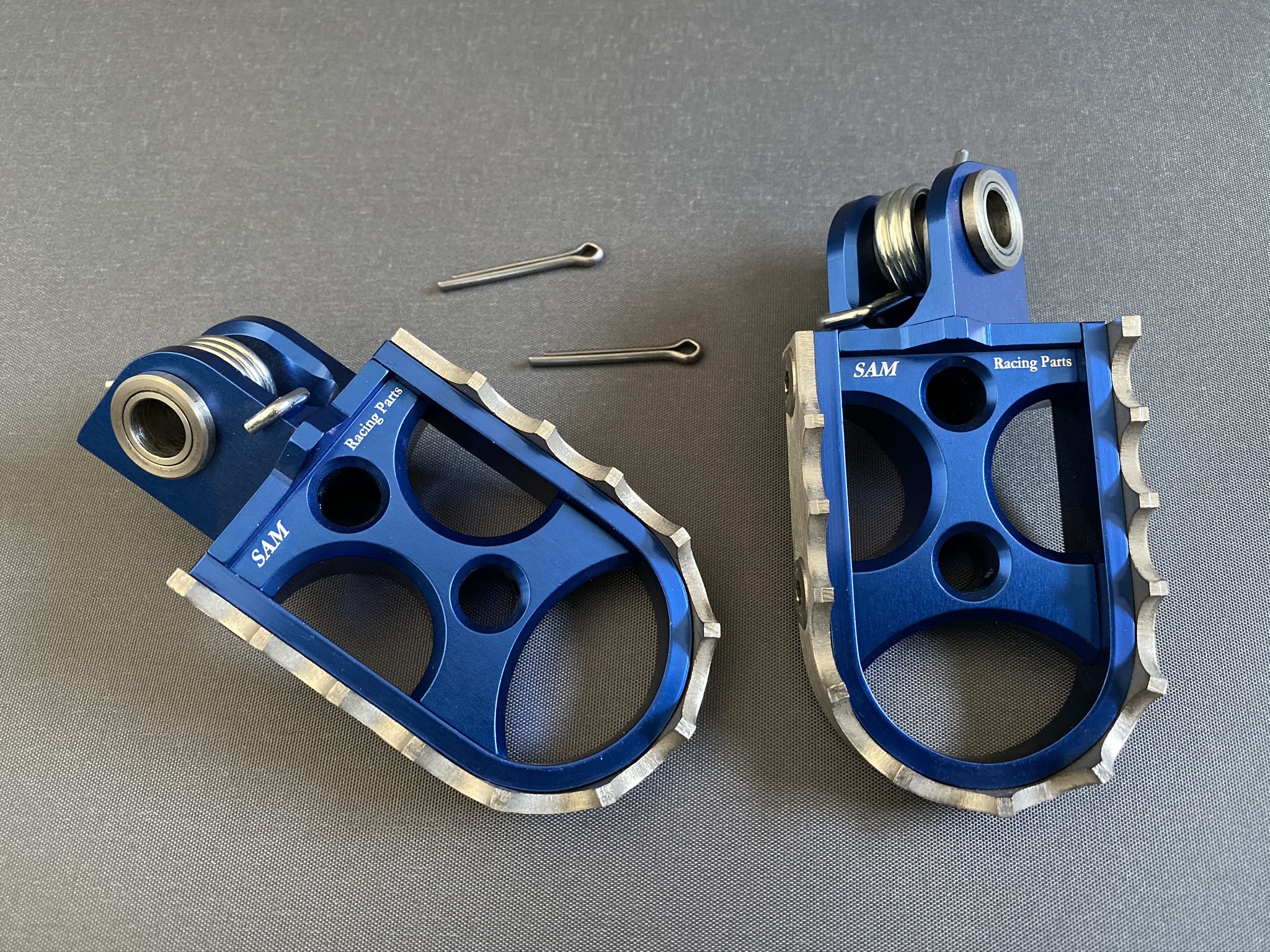 SAM CNC Footpegs TM 125-> /  2008->2021